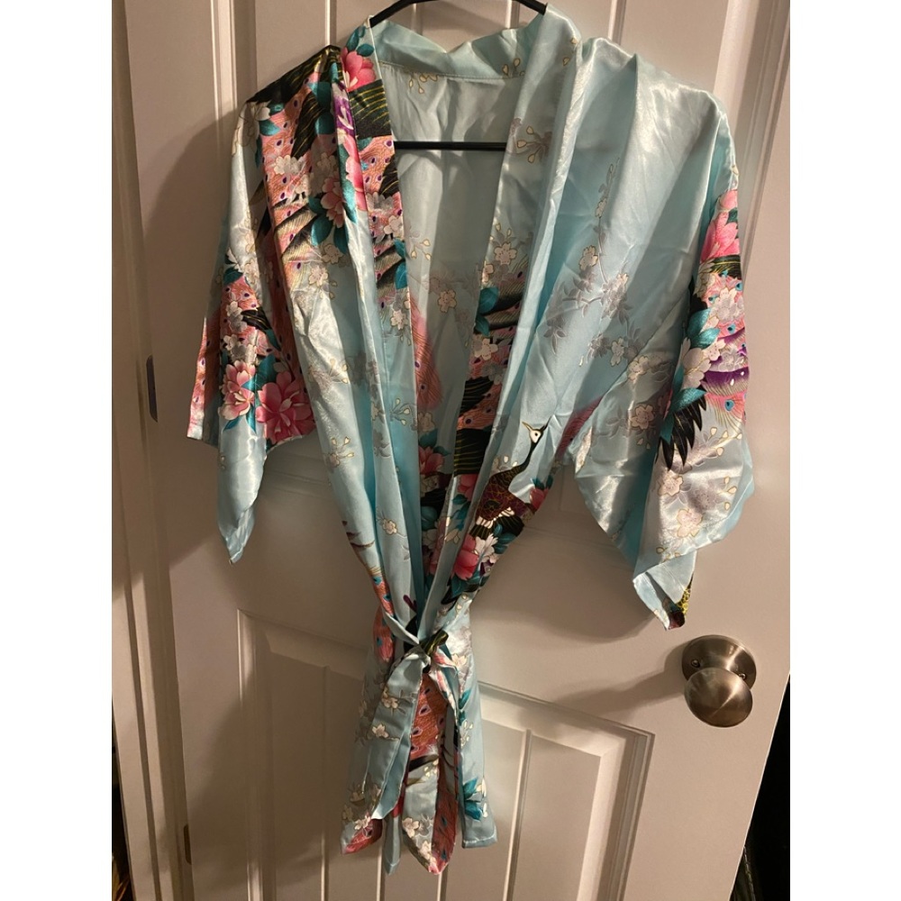 Silk robe
